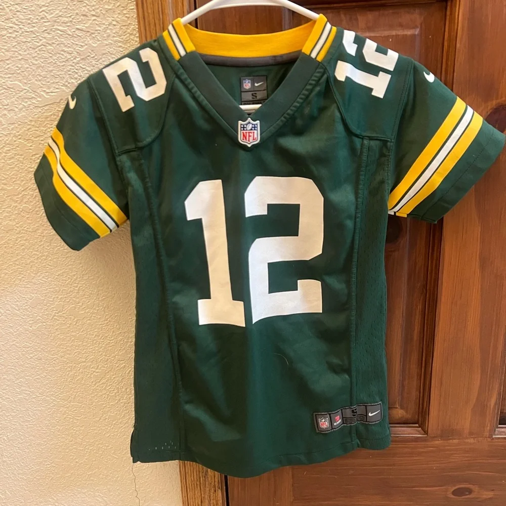 NFL Green and Yellow Kids Jersey - Picture 1 of 3